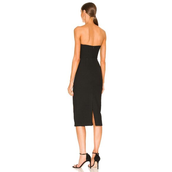 Veronica Beard Colebrook Strapless Midi Dress - Picture 3 of 8